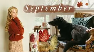Привет, сентябрь 🍂✨ Осенний уют, рукоделие, книги, мудборд и домашний декор в видеоблоге