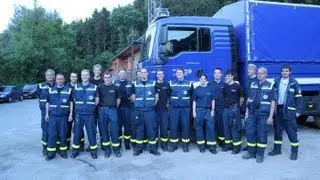 THW Backnang unterst&uuml;tzt Sachsen [mit Inside Einsatzfahrt + Hubschrauberlandung]
