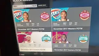 SourDLive Player of the Month NBA LIVE 18 coming for Russell Westbrook MvP !