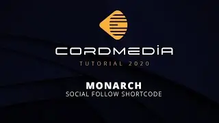 Divi Monarch - Social Follow Shortcode