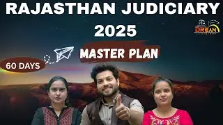 Rajasthan civil judge 2025 vacancy,RJS 2025,Master Plan and Strategy