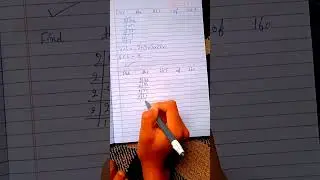 find the HCF of 160.#shorts #short #viral #education #viralvideo #viralshorts #videos