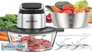 Ganiza Food Processor 2 Speed Food Chopper Meat Grinder with 8 Cup Stainless