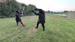 010525 Fight 1 Longsword vs Arming Sword