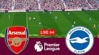 🔴LIVE : Arsenal vs Brighton | English Premier League 2025 | Epl Live Stream | PES 21 Simulation Game