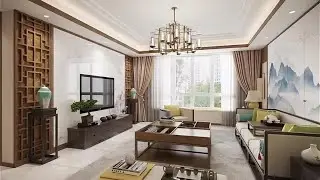 China Building Design Show 2：Modern-traditional Chinese style apartment interior design, No. 108