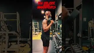 Run The Rack Hammer Curls #StrengthTraining #MuscleGain #ProgressiveOverload #FitnessMotivation
