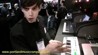 M-Audio Venom Synthesizer, Portland Music Company, NAMM 2011