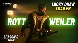 Rott Weiler Lucky Draw Trailer Season 6 Codm | Legendary Drh Purebred Cod Mobile