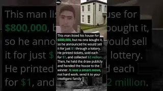 💡 The $1 Lottery House: A Masterclass in Financial Ingenuity #money