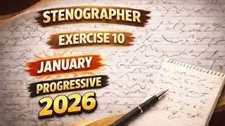 80 WPM | EX-10 | JANUARY 2026 | PROGRESSIVE MAGAZINE | ENGLISH SHORTHAND | THE STENOGRAPHER |