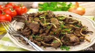 طبخة أمي | #كبدة بالبصل و#البطاطس المحمرة