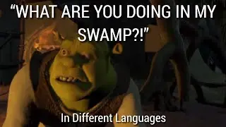 &ldquo;WHAT ARE YOU DOING IN MY SWAMP?!&rdquo; In Different Languages. &laquo;Shrek&raquo; (2001).