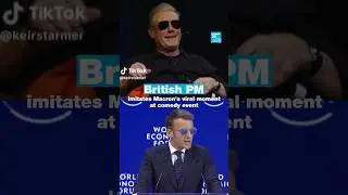 British PM imitates Macron's viral sunglasses moment at Davos &bull; FRANCE 24 English