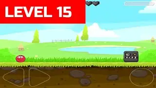 Red Ball 4 Green Hills Level 15 (Boss Level)