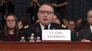 Impeachment Hearing3: Rep. Nunes Questions Vindman 11-19-2019