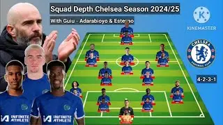 Squad Depth Chelsea With Estevao - Tosin & Guiu Season 2024/2025