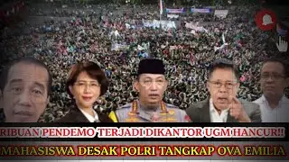 RICUH! RIBUAN MAHASISWA UGM MENGGERUDUK KANTOR PUSAT/ GEDUNG REKTORAT!?