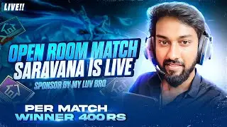 BGMI OPEN PRIZE ROOM MATCH | ENTRY FREE | SPONSORED BY MY LUV BRO❤️ #bgmitournament #bgmi #bloody