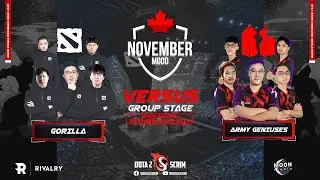 Gorilla vs Army Geniuses - Moon Studio November Mood 2022 - Group Stage - Game Highlights - BO2