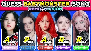 [ИГРА BABYMONSTER] Угадайте ремиксы песен BABYMONSTER, или вы не монстр!
