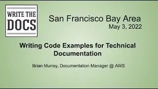 Writing Code Examples for Technical Documentation