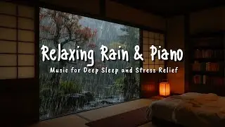 Healing Sleep Music with Gentle Rain 🎹 Calm Piano for Deep Sleep and Peaceful Dreams