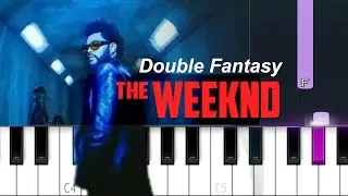 The Weeknd - Double Fantasy (It's Wrong) (Piano Tutorial)
