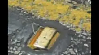 Удаление дорожного отражателя с помощью Road CRAB..avi