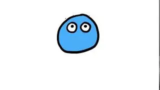 Blue creature animation
