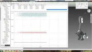 Piston mechanism - Simulation and Stress analysis with Autodesk Inventor