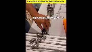 Paint Roller Handle Press Machine | Paint roller Handle Bending / Pressing - Waxcon -9971555775