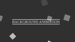 Create Stunning Background Animation with HTML and CSS without #javascript