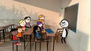 Desi school master 🥸 | Desi class teacher comedy 😂😂l Tween tadka l teacher student comedy video 