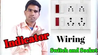 How to Indicator Switch and Socket Connection #vijay #viral #board #connection #electronic #wiring