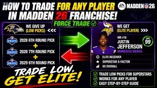 How to Trade for ANY Player in Madden 26 Franchise! (Force Trade)