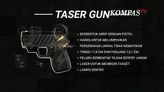 TASER GUN SPEC SATPOM TNI ANGKATAN UDARA (VIDIO: CERITA MILITER KOMPAS TV)