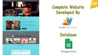 Website tutorial by Google App Script (Part-2: Code.gs + Html + CSS)