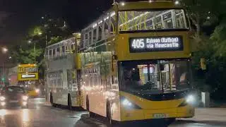 VB 413/PAD 78 Bus Eireann, Eyre Square, Galway City At Night