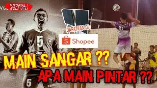 CARA MAIN PINTAR DALAM BOLA VOLI...!! TUTORIAL MENGARAHKAN BOLA SPIKE..!!