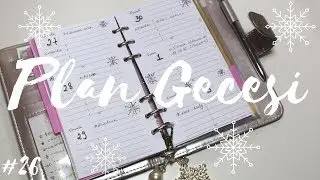 Plan Gecesi #26 | Kar Tanesi | Ajandamı Düzenliyorum