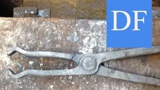 Blacksmithing Project - Forging Light Duty Chisel Tongs