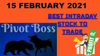 Best Intraday Stocks Charts || 15 FEBRUARY 2021 || Stocks To Trade Tomorrow || Price Action Based.||