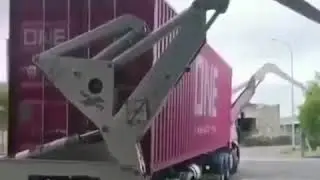 Container off loading | Hydraulic off loading | Cargo shipping | Trucking industries | Skill Wizard
