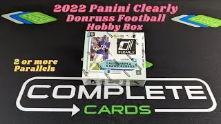 2022 Panini Clearly Donruss Football Hobby Box opening