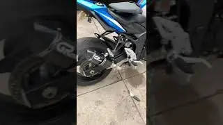 Suzuki Gsx s750  escape GR Moto Exhaust. Installing new exhaust. Instalando nova ponteira