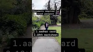 #Documents required for fresh passport | #techladduji | #passport | #shorts | #viral | #trending