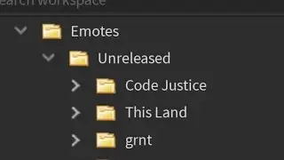 Code Justice unreleased emote - Item Asylum