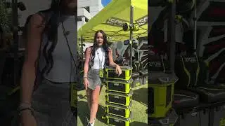 Tailgating UNPLUGGED with Tools USA is very ✨mindful✨ #tailgateunplugged #ryobipartner #ryobi
