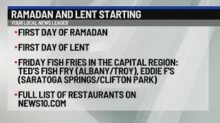 Capital Region residents to begin celebrating Ramadan, Lent